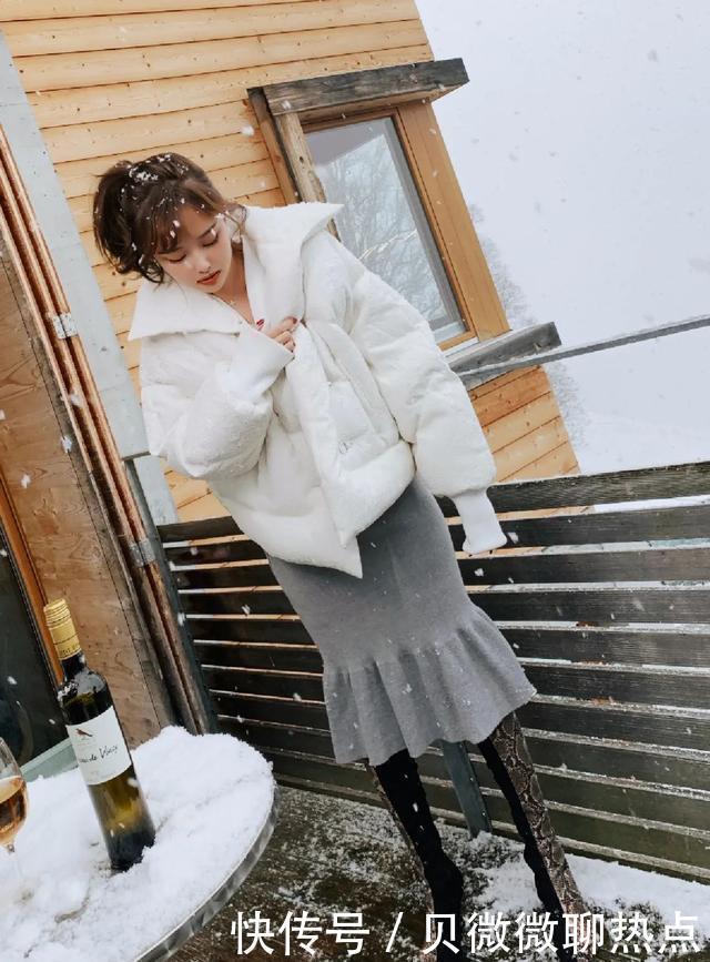 搭配|“羽绒服+裙子”才是冬天正确的打开方式!