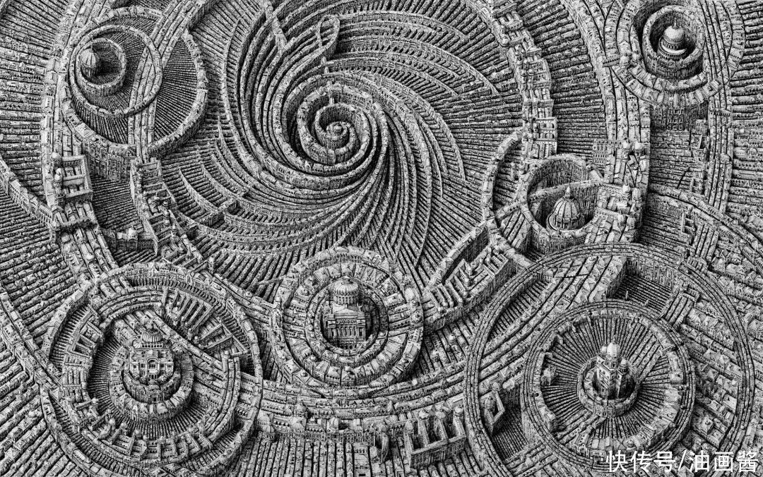 作品$这幅素描耗时1年半,画完后直接“封神”,网友:眼睛都看不过来