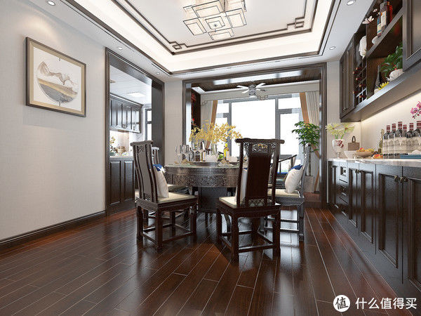 长沙|长沙夫妻130平米的新中式风格,客厅韵味十足,细节之处尽显品味