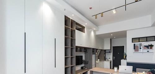 电视柜|跪服!35㎡小公寓却拥有30㎡收纳空间,堪称小户型改造典范!