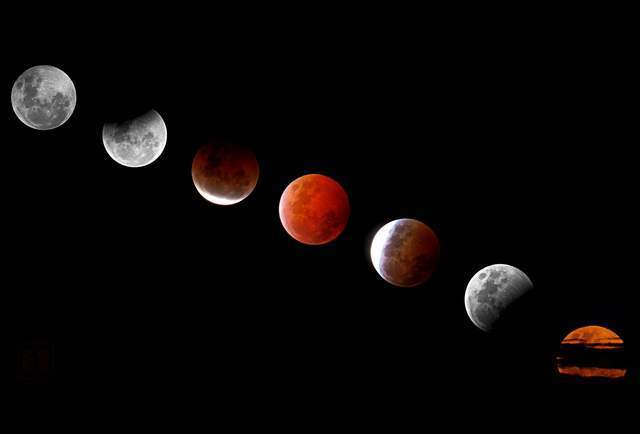 天象 今日傍晚将上演“月全食+超级月亮”天象,我国大部分地区均可见