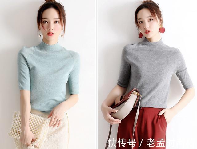 紧身|少穿卫衣,今年流行“针织衫”,不贵贼吸睛