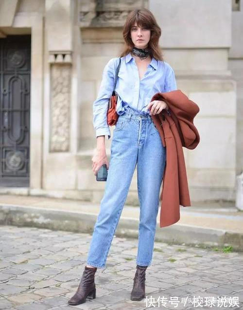 紧身裤 阔腿裤早过时了,今年流行“吃肉裤”,不仅时髦还显腿长,太美了