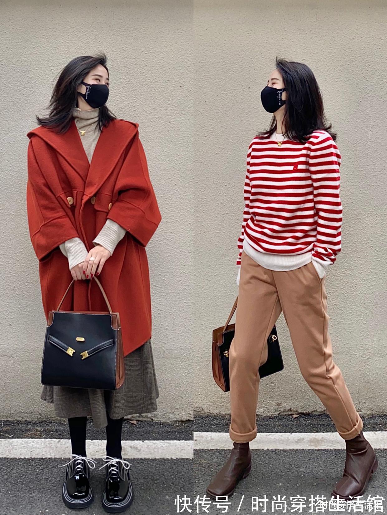 中性风|穿大衣尽量别配高跟鞋,土!今年流行这样穿,优雅显瘦又高级