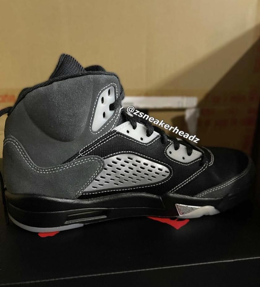 气质太酷了！全新 Air Jordan 5“Anthracite” 实物曝光！