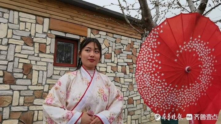 济南平阴北市村首届樱花节开幕