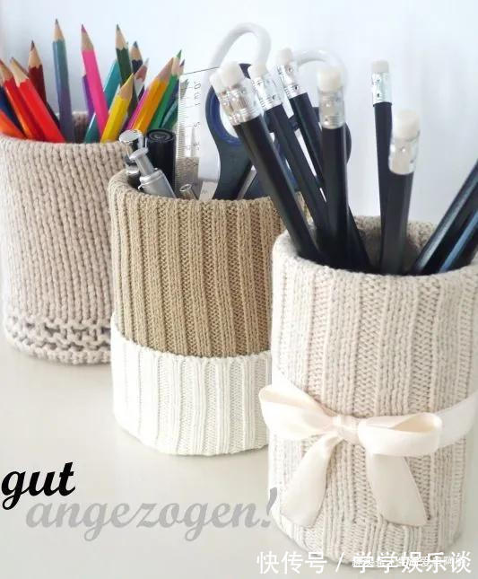 笔筒|奶粉罐、铁管能做些什么环保实用的变废为宝手工合集,附教程