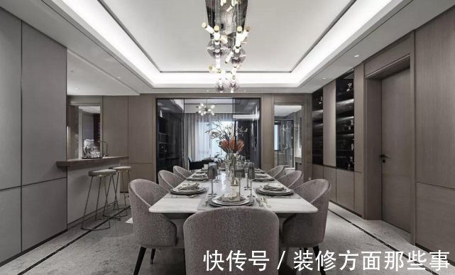 四居室|150平现代雅致四居室,新现代主义设计手法,打造时尚轻奢空间