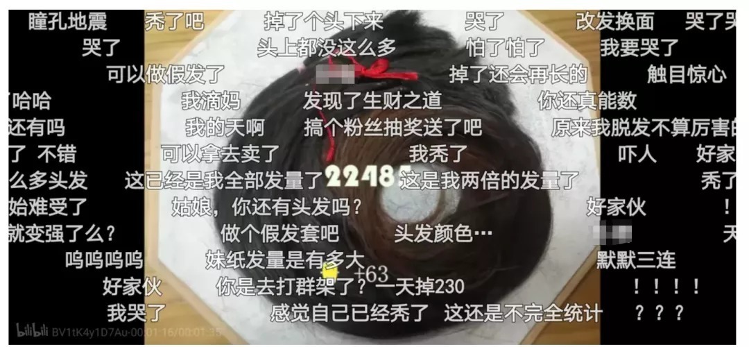 一年攒下23748根掉发!网友:很遗憾这样秃然认识你