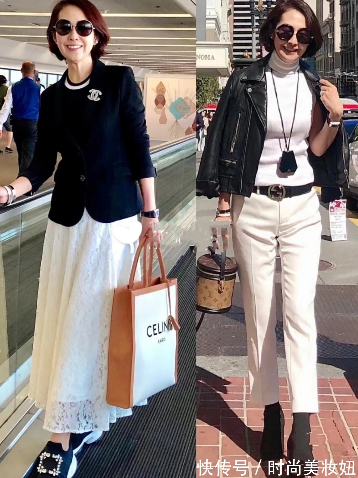 小皮衣|50+“日本主妇”太会穿了,可优雅、可洋气,大妈们该学一学