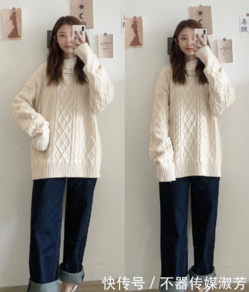 技巧|小个子秋冬棕色系穿搭,小个子的穿搭技巧,这样穿真的很好看的