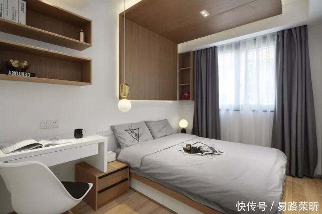 卧室背景墙还是挂婚纱照吗？现在年轻人都流行这样设计，好看又有趣！