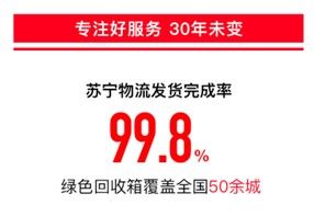 十一当天|苏宁易购双十一战报：11天线上订单量增长75%