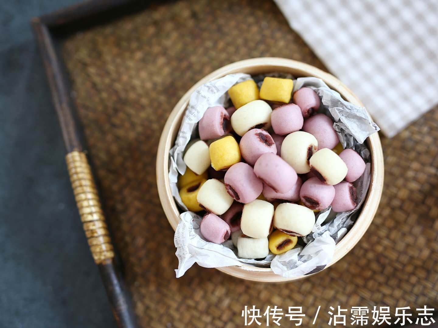 豆沙馅|馒头花样新吃法，儿子一次能吃20个，柔软香甜，好看又好吃
