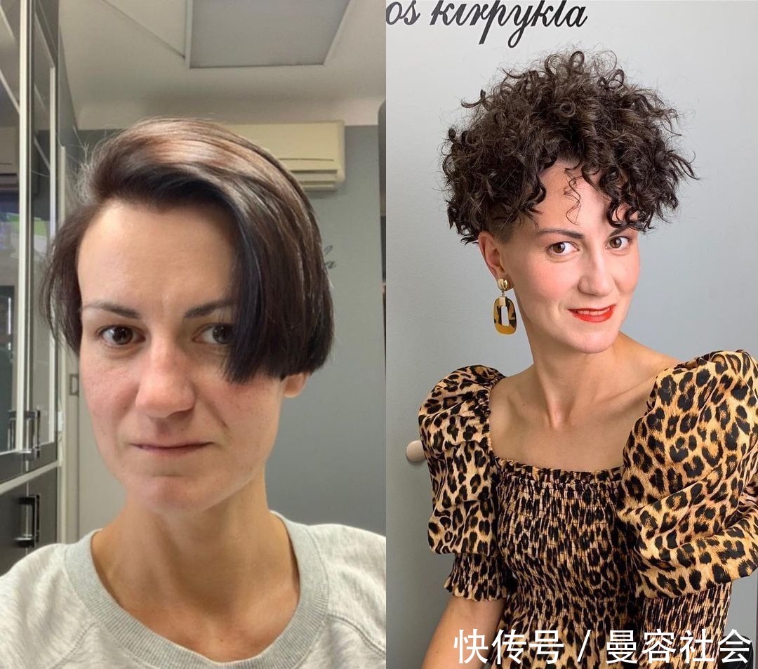 染发 发型这样换,效果就是不一样,美到就像变个人