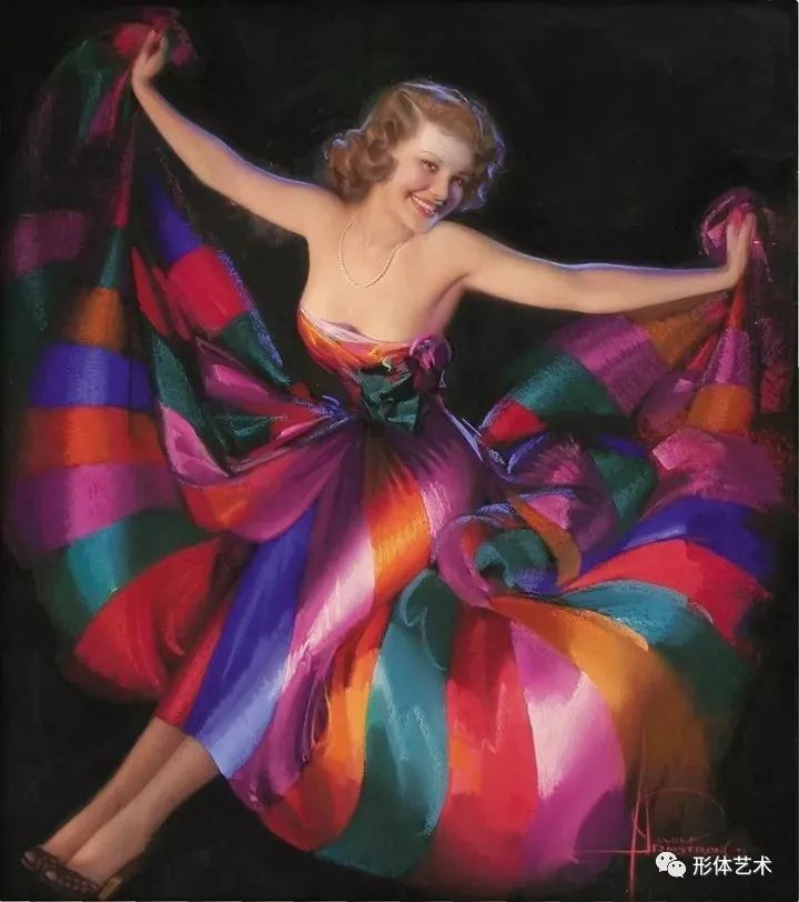 出版物|美国海报插画师 罗尔夫·阿姆斯特朗 唯美插画欣赏