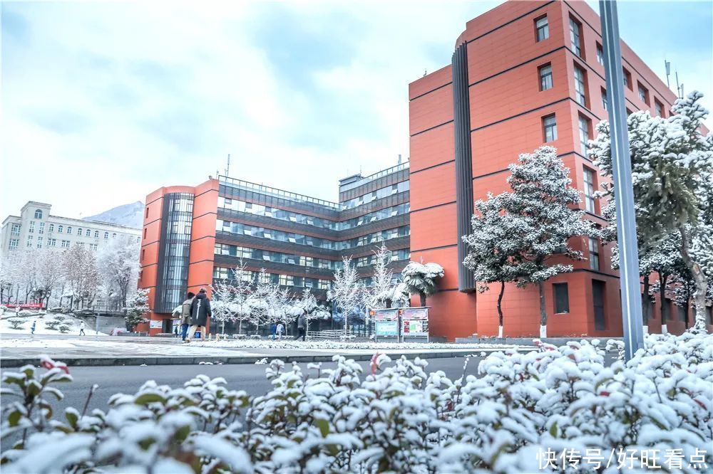 西安翻译学院：银装素裹雪景美如画