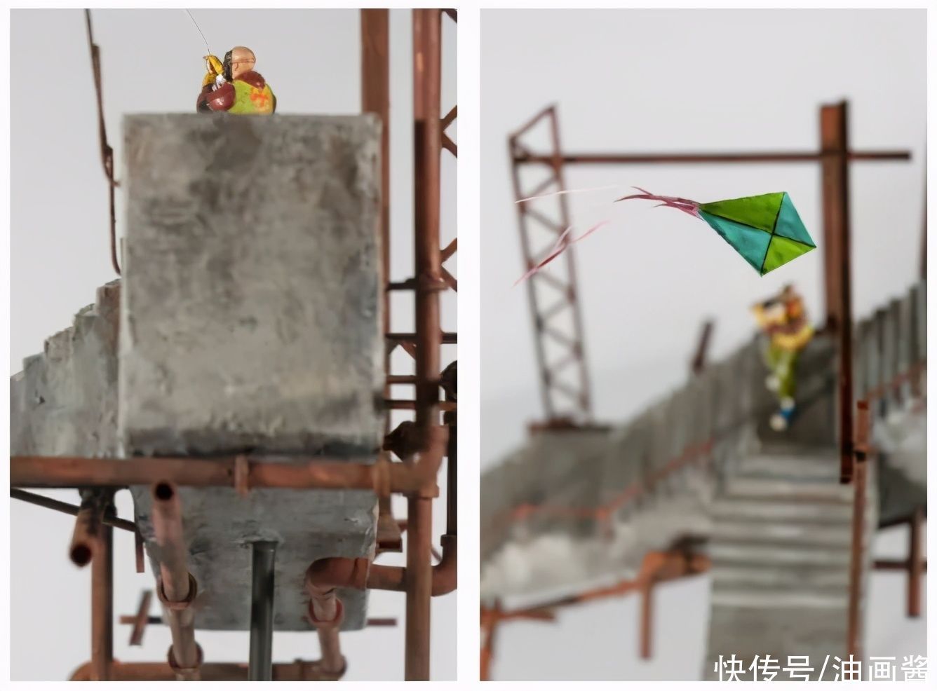 微型艺术家历时4年,打造了一个破败的世界,精致程度让人叹服