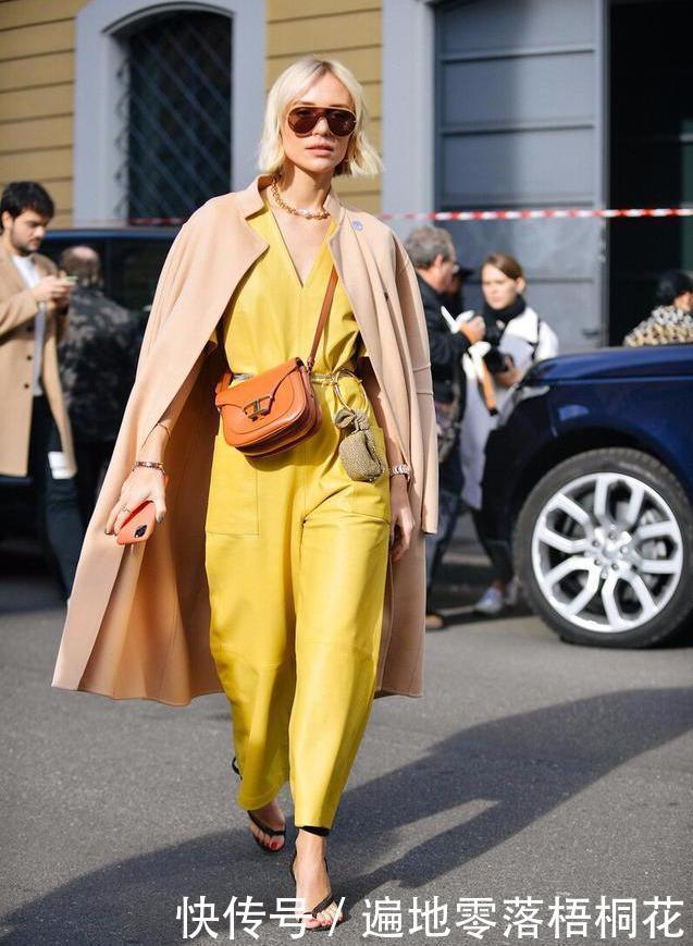 流行色|2020秋冬流行色中,常被嫌弃的黄色,穿起来会那么好看
