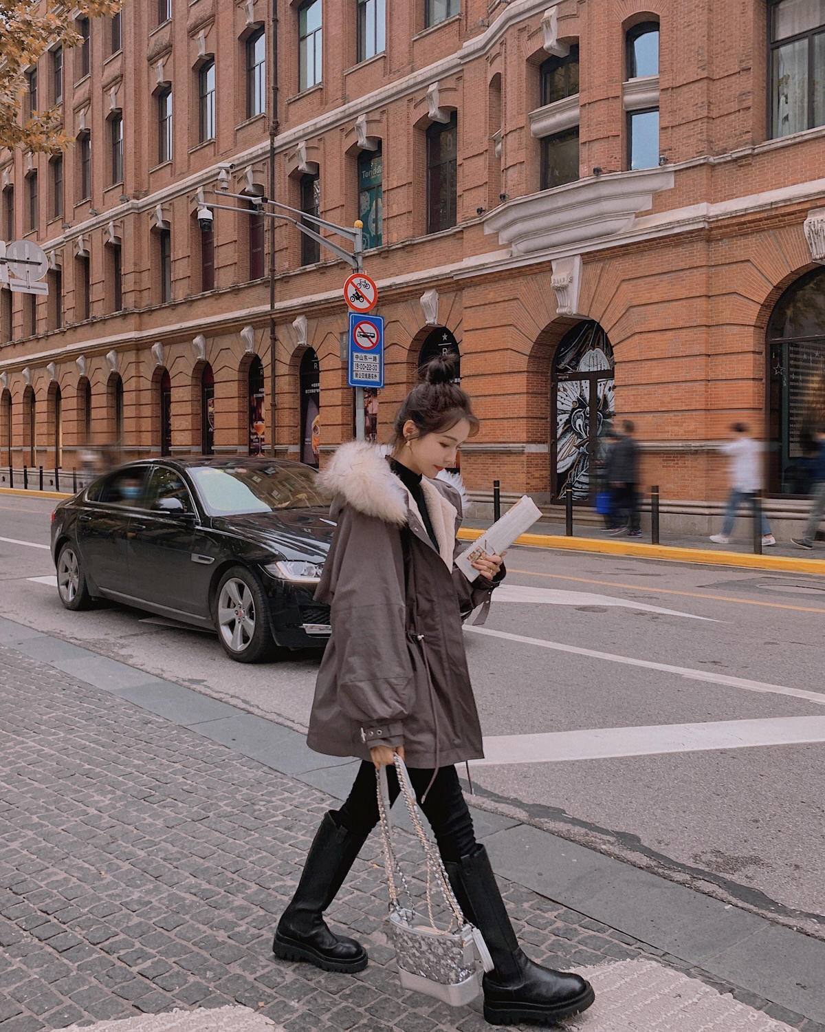 派克服|冬日里的派克服搭配,保暖效果满分,打破萧瑟的氛围!