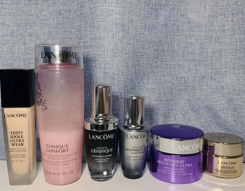 可盐|兰蔻的“四大王牌”:菁纯面霜名气大,小黑瓶差评多,口红算垫底