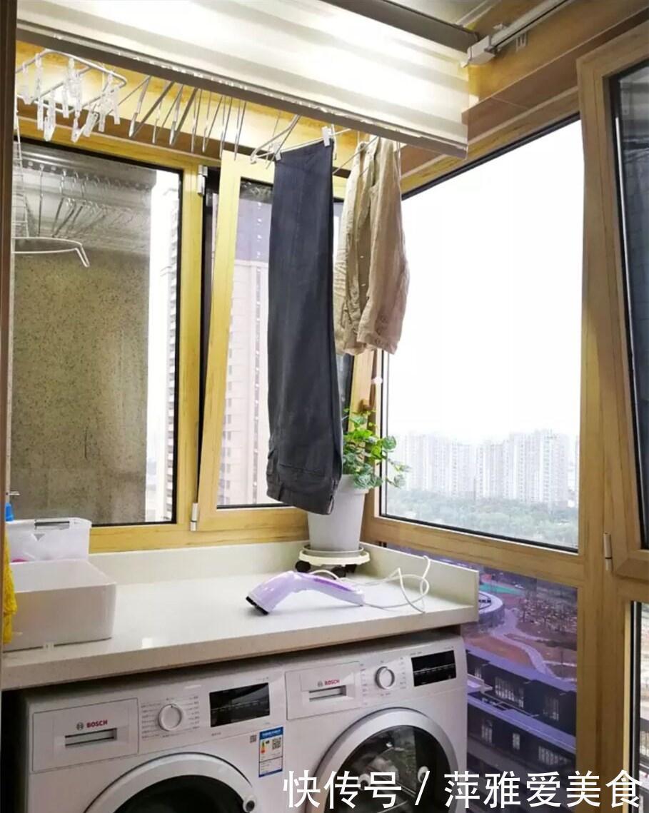 邻居家|去邻居家串门,一眼就相中她家阳台洗衣区了,太妙了我也要照着装