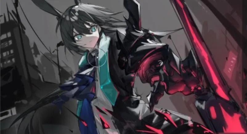  米娅|54张步骤图，带你绘制一个帅气的伪厚涂阿米娅