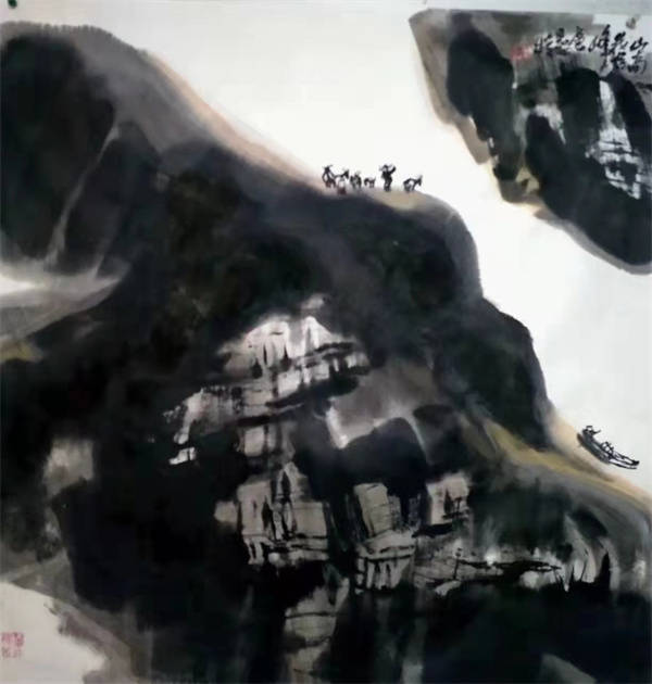 扈恩龄!画家扈恩龄大写意山水作品欣赏