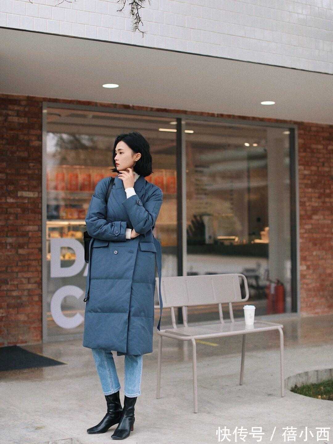 短靴 羽绒服穿搭指南!学这样搭配牛仔裤时髦洋气,配半身裙通勤优雅