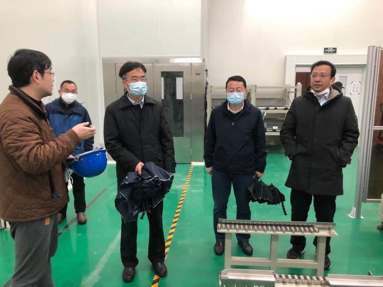 张社教调研712所氢氧燃料电池项目建设
