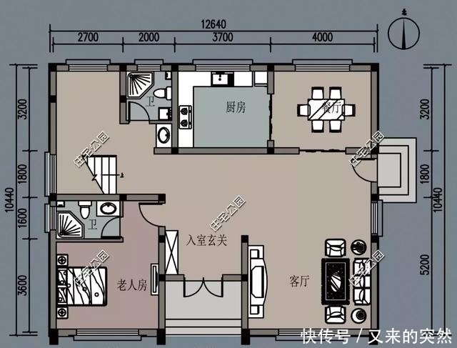 坡屋顶|5套占地100多平的农村别墅，最低20万搞定！含图纸