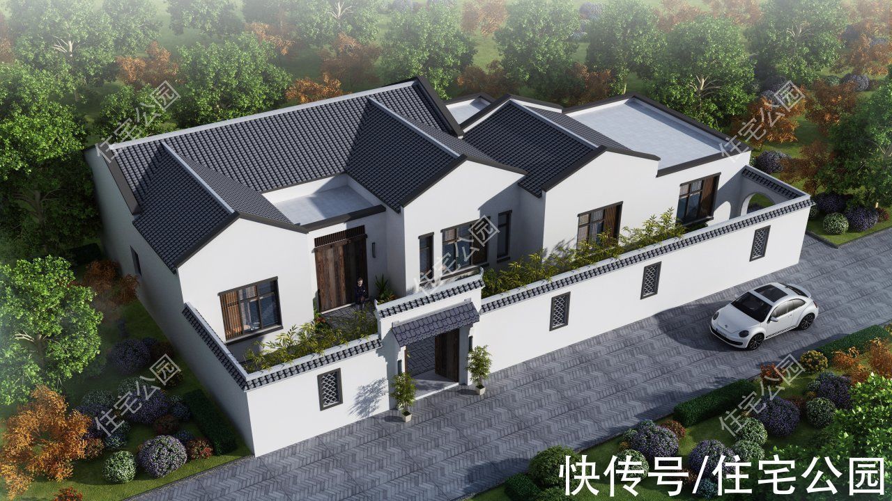 占地面积|回农村给父母建养老房,就在这10套图纸里选一套吧,颜值高又实用