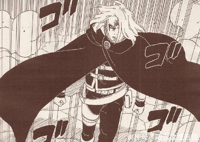 大筒|博人传漫画48话大筒木一式袭击木叶,果心居士逃过一劫!