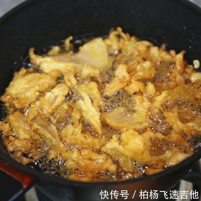 面糊|干炸蘑菇,香酥美味,下酒好菜