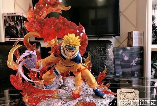 尾巴|火影一尾化鸣人手办,螺旋丸特效逼真,看脸都不值钱