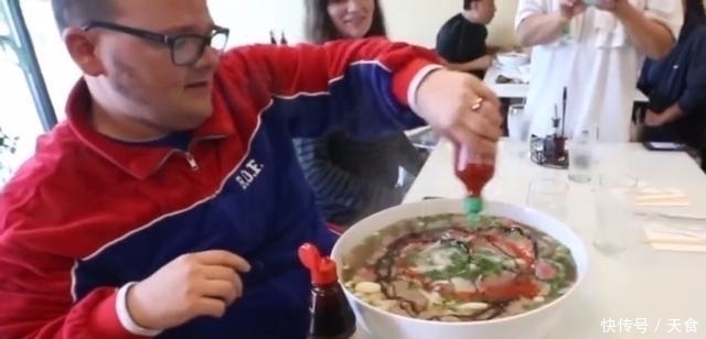 中国“白色面条”火遍美国,一碗面分量十足,能吃完还有千元奖励