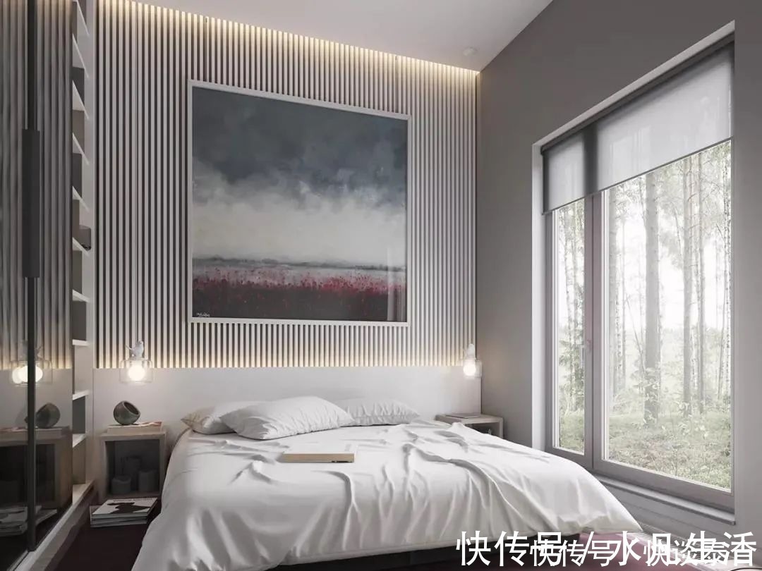 冷色系|别再大白墙了!卧室色彩搭配也可以很高级!