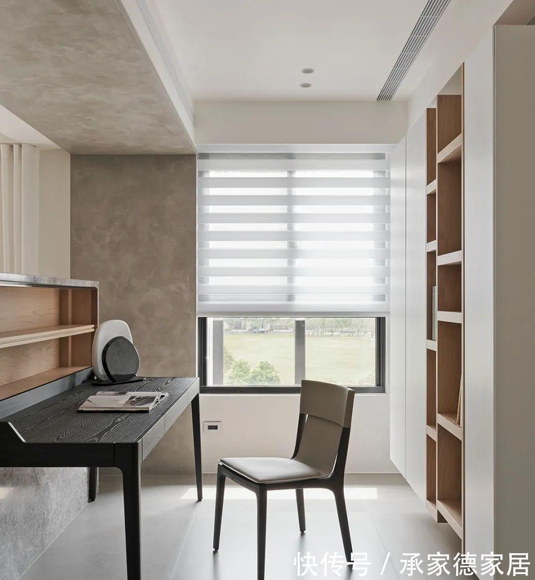 三居室|86㎡三居室装修,开放式书房、多功能电视墙,精致有格调!