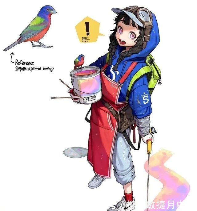 龙虾|万物皆可拟人化这只龙虾姐姐虽然很霸气,却不如水母萌妹受欢迎