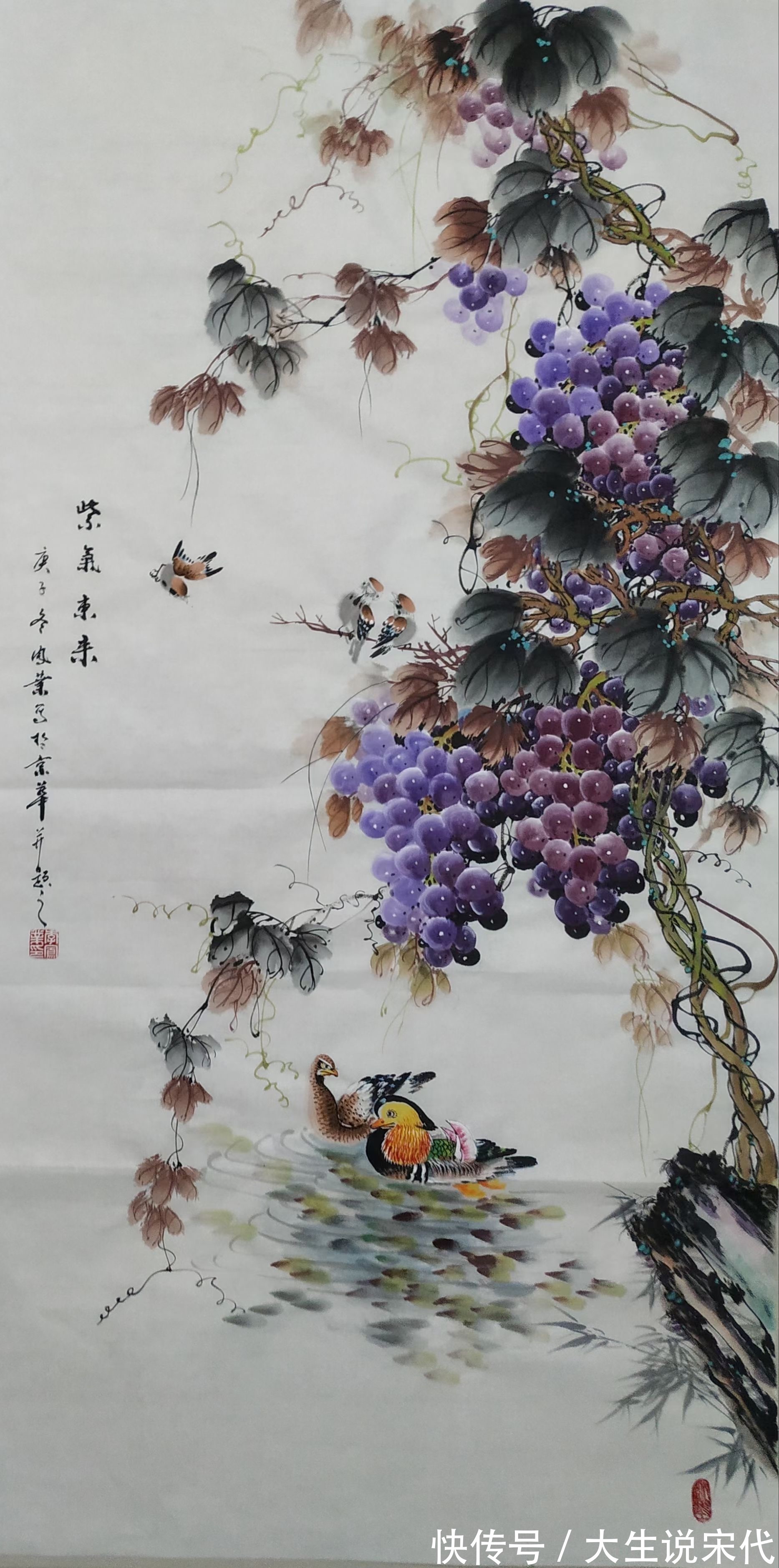 李凤业$画家专栏 │李凤业——雀鸟翻飞嬉,远去尘嚣喧