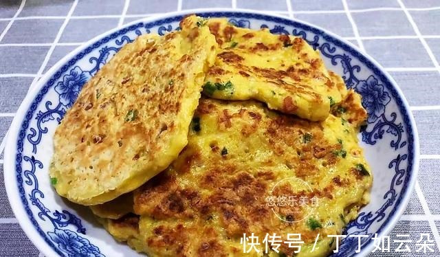 搅点面糊就能做的饼,早餐这样吃真营养,蓬松暄软,好吃好做!