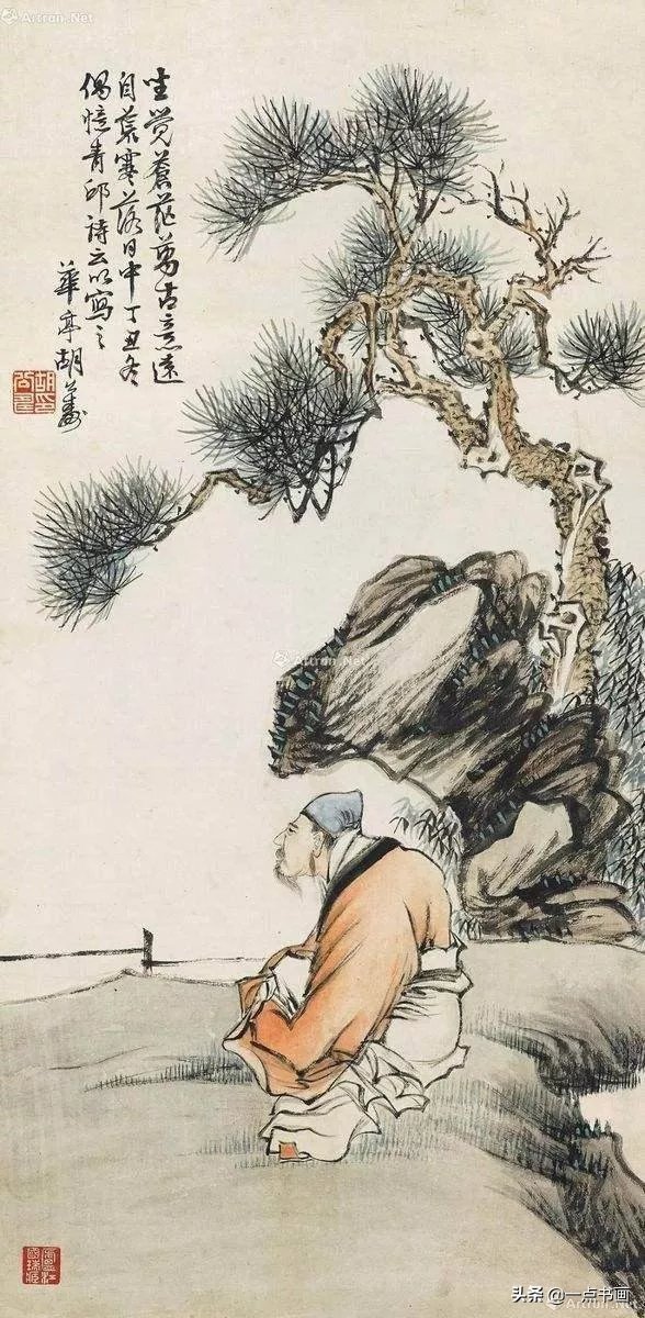 清健!晚清画家 胡公寿:集诸家之妙,山水花卉自成一体