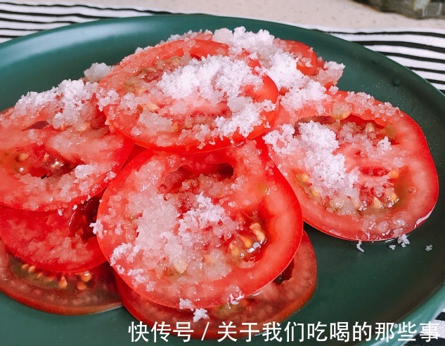 食盐|做糖拌西红柿，直接撒白糖就错了，多加1样料，鲜甜可口，没酸味