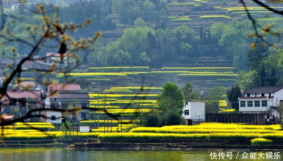 陕西汉中红寺湖，人少景美的小江南，春来油菜花开不输婺源宏村