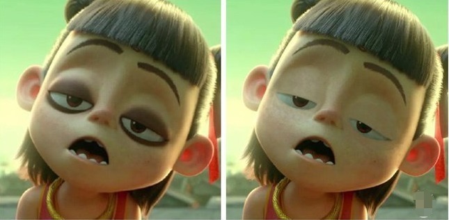 当哪吒卸妆后，素颜VS烟熏妆，你喜欢哪种网友简直没法看