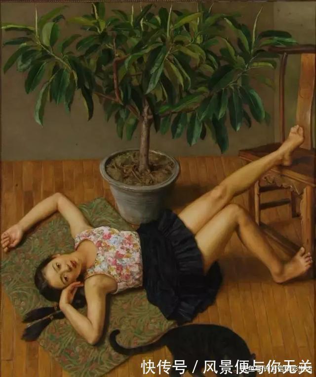 模特#从师生到夫妻,为她画人体,画作共拍出7179万的天价!