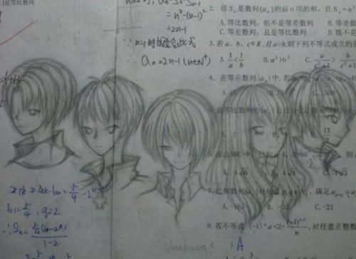 美术#学渣随手涂鸦走红,美术天赋惊艳众人,老师看后也不忍斥责