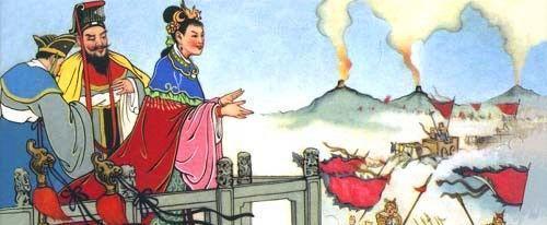 顽劣|亲爹顽劣，烽火戏谑，姥爷谋略，得承父业——指的是哪位君王