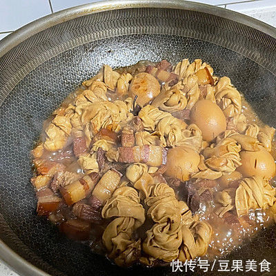 补充蛋白质|百叶结红烧肉+卤蛋的风味，只做给最爱的人