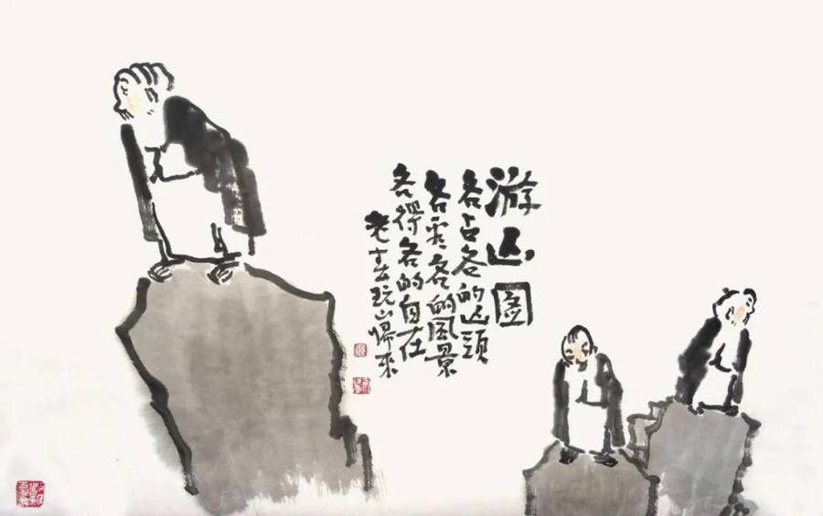 中国美术$新文人画代表王春江参加当代书画名家趵突泉迎春展